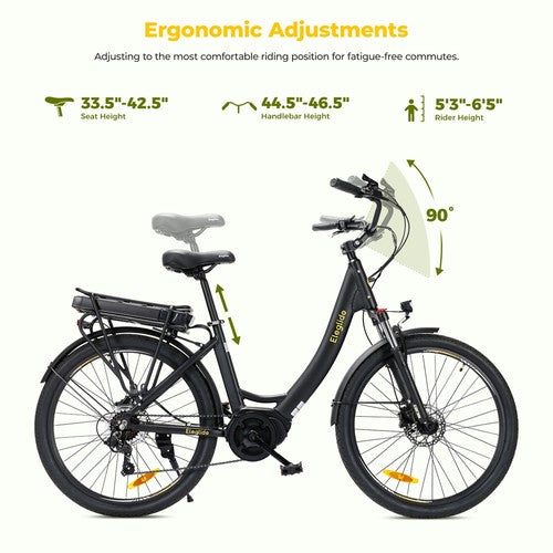 Eleglide C2 Elektrinis Dviratis 250W 36V 13Ah Eleglide C2 Elektrinis Dviratis 250W 36V 13Ah